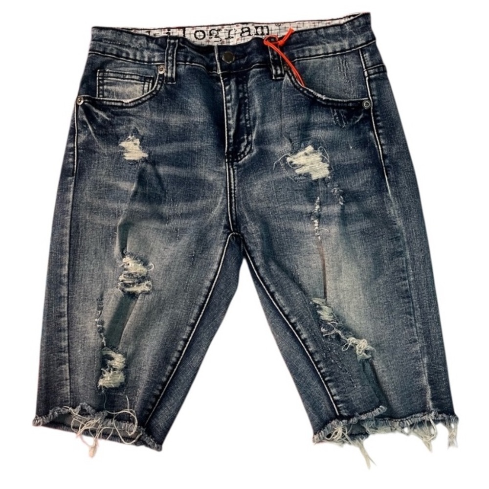 Sz Various kilograms jean shorts light blue